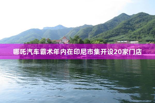 哪吒汽车霸术年内在印尼市集开设20家门店