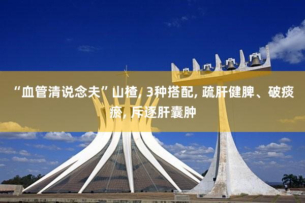 “血管清说念夫”山楂, 3种搭配, 疏肝健脾、破痰瘀, 斥逐肝囊肿